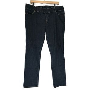 Gap Jeans Stretch Maternity Straight Leg Dark Wash Women’s Size 14